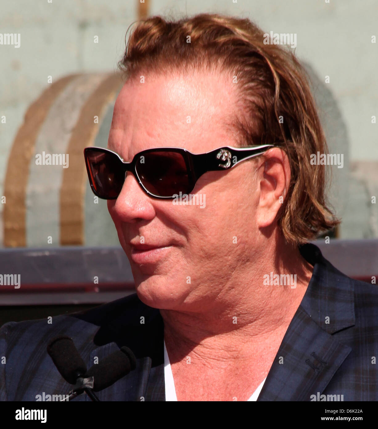 Mickey rourke honoured hand footprint hi-res stock photography and ...