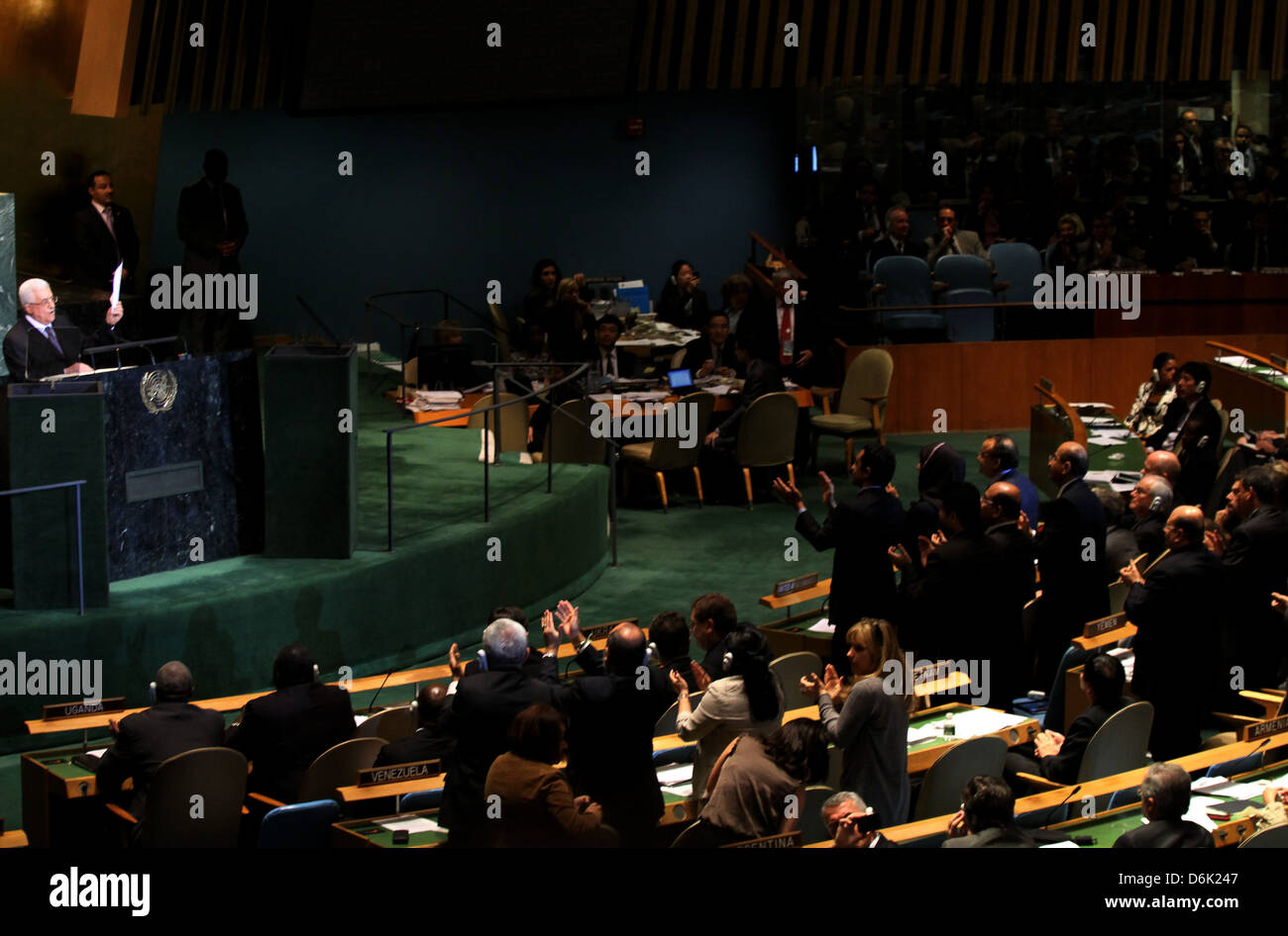 Palestinian Authority President Mahmoud Abbas 66th Session of the