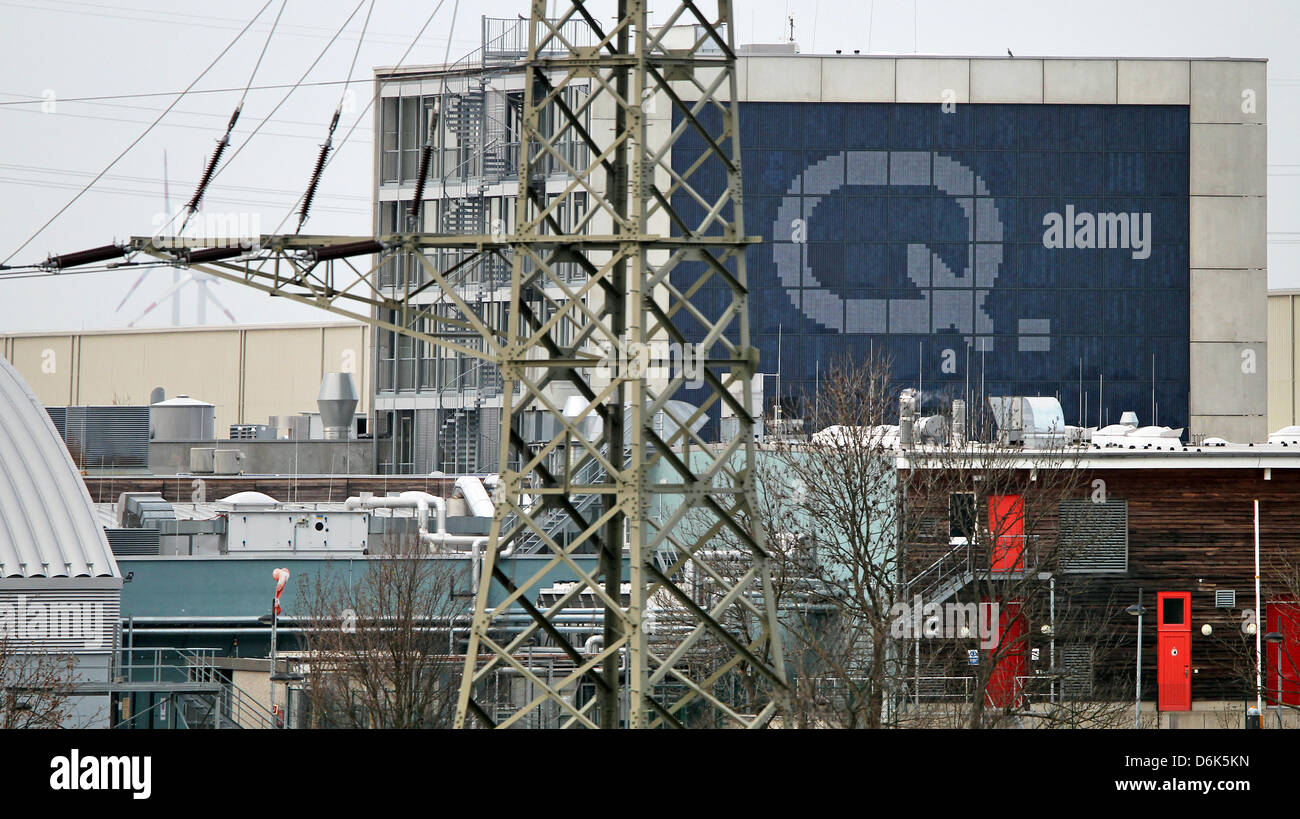 The headquarters of the solar panel company QCells in Thalheim