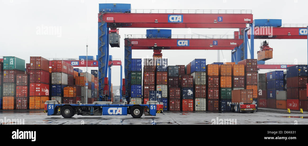 A fully automatic and driverless AGV Automated Guided Vehicle Stock