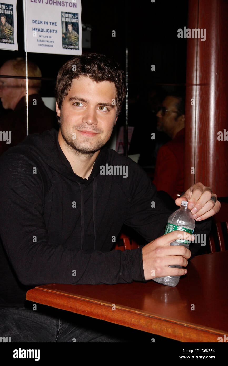 Levi Johnston promotes his new book 'Deer in the Headlights My Life in