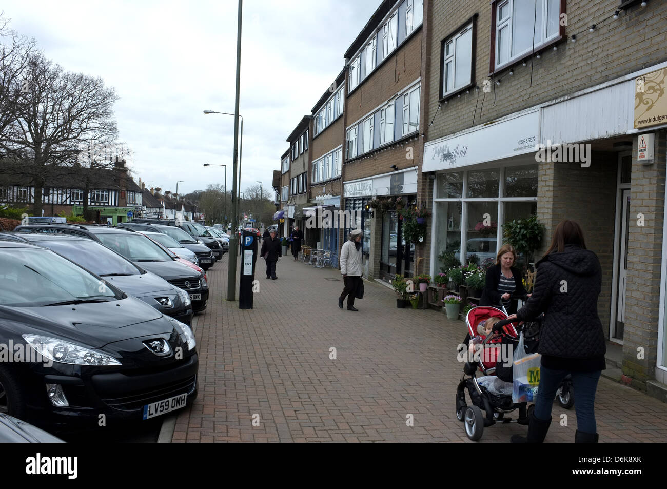 petts wood village  suburb of london in the london borough of bromley kent Stock Photo