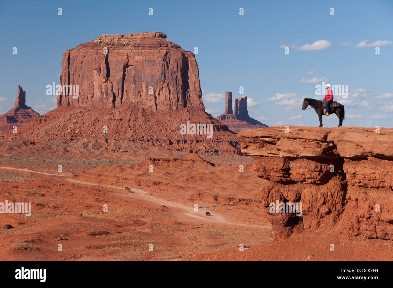 Monument Valley Navajo Tribal Park, Utah, United States of America, North America Stock Photo