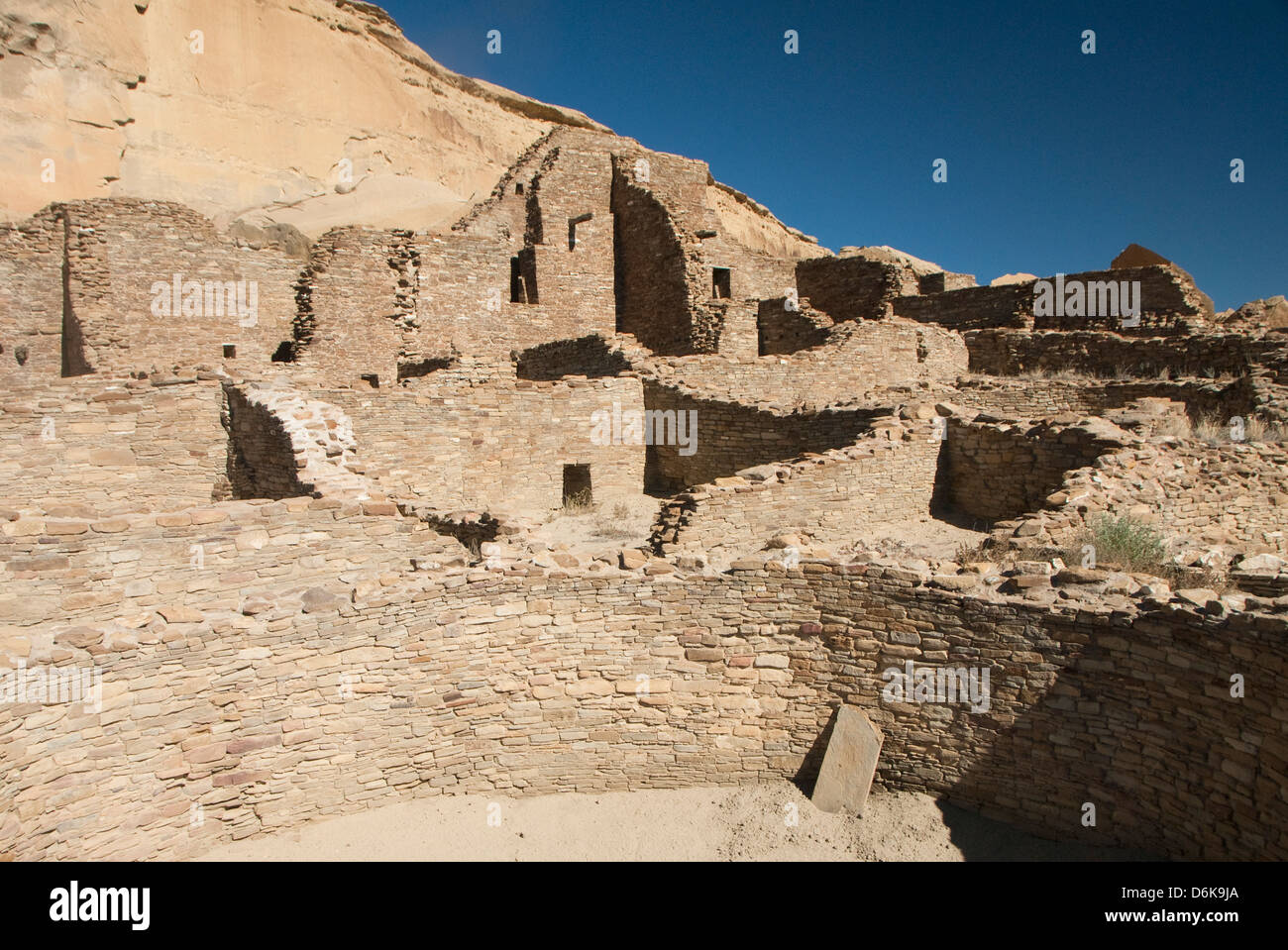 Chaco Culture National Historical Park, UNESCO World Heritage Site, New Mexico, United States of America, North America Stock Photo