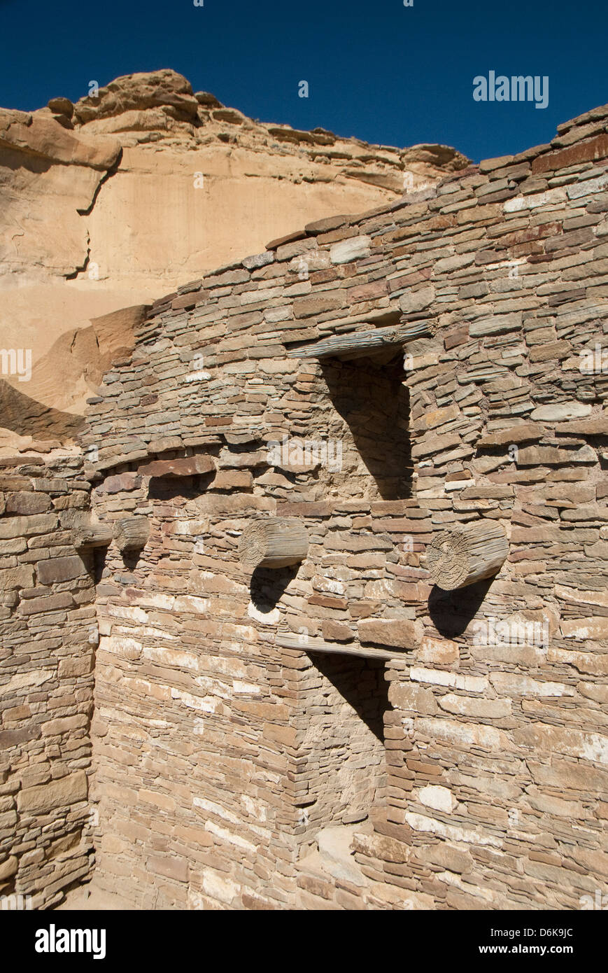 Chaco Culture National Historical Park, UNESCO World Heritage Site, New Mexico, United States of America, North America Stock Photo