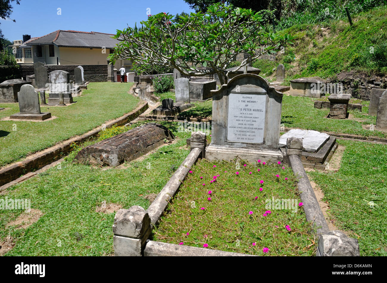 British Garrison cemetery, Kandy, Sri, Lanka Stock Photo - Alamy