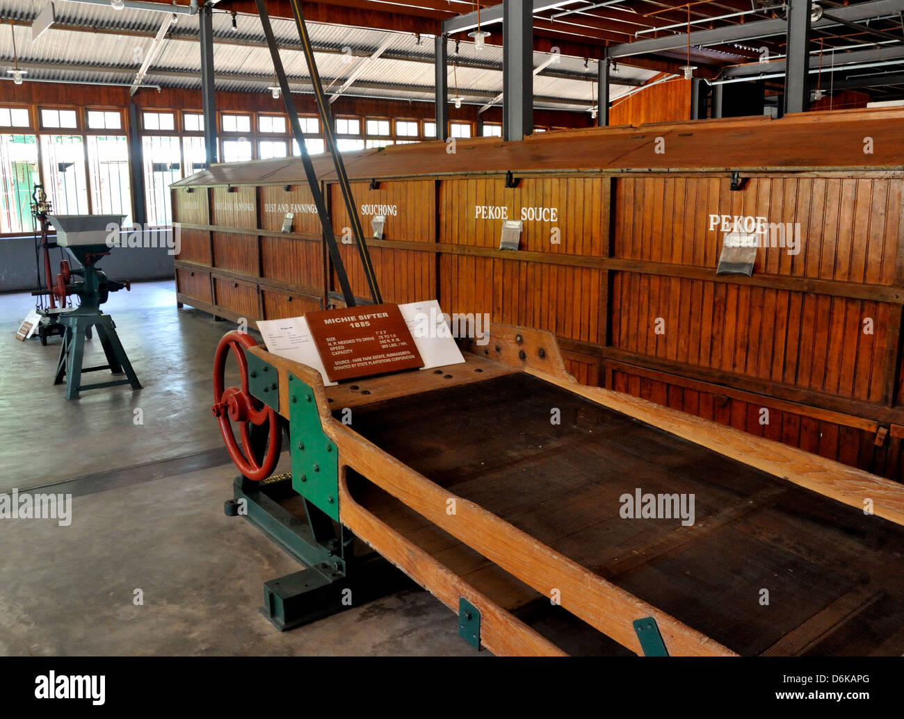 Ceylon Tea Museum, Kandy, Sri Lanka Stock Photo