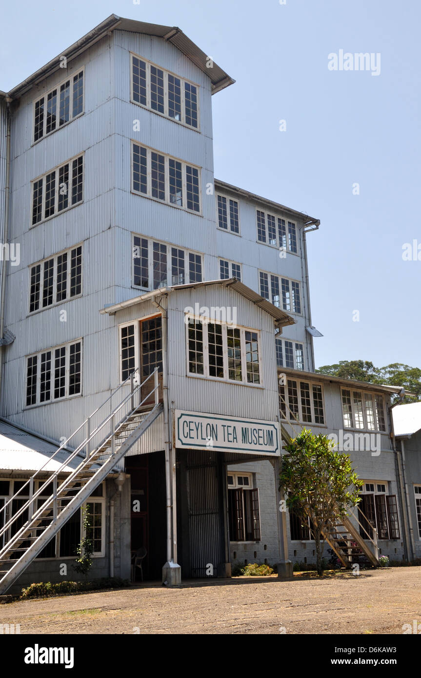 Ceylon Tea Museum, Kandy, Sri Lanka Stock Photo