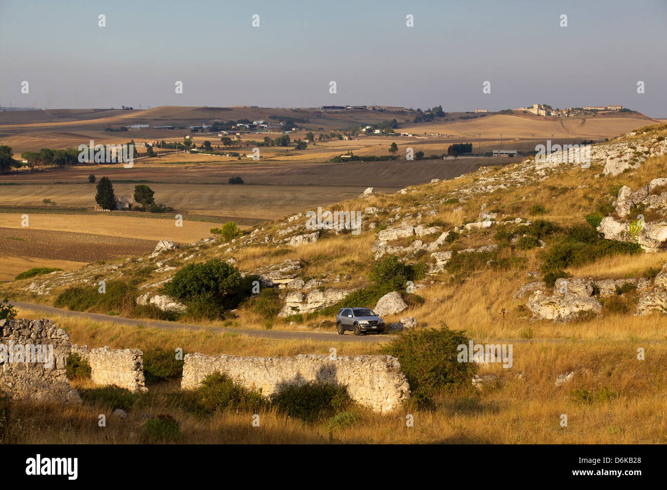 The landscape around Matera, Basilicata, Italy, Europe Stock Photo