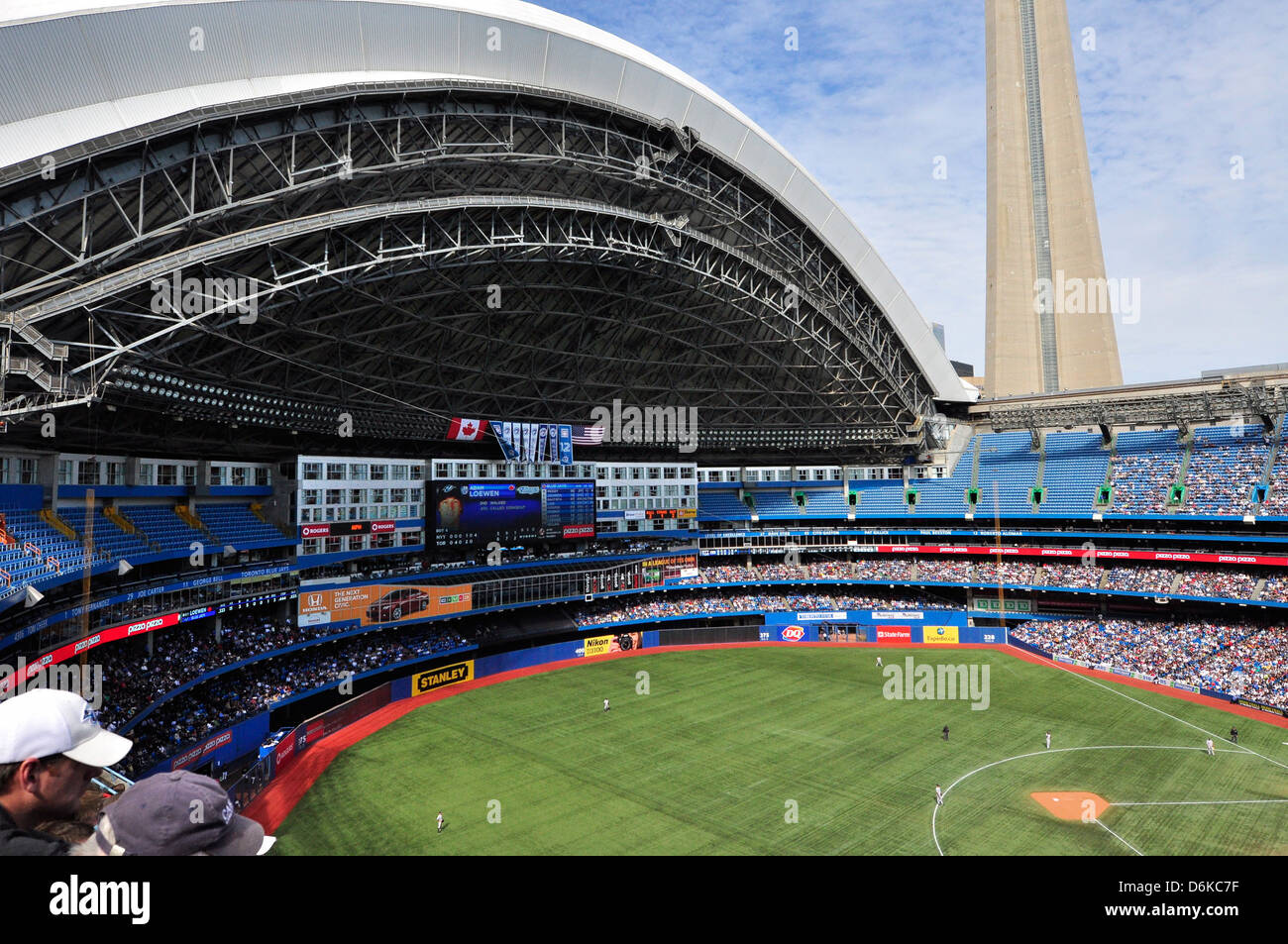 New York Yankees Vs. Toronto Blue Jays held at Rogers Stadium, with