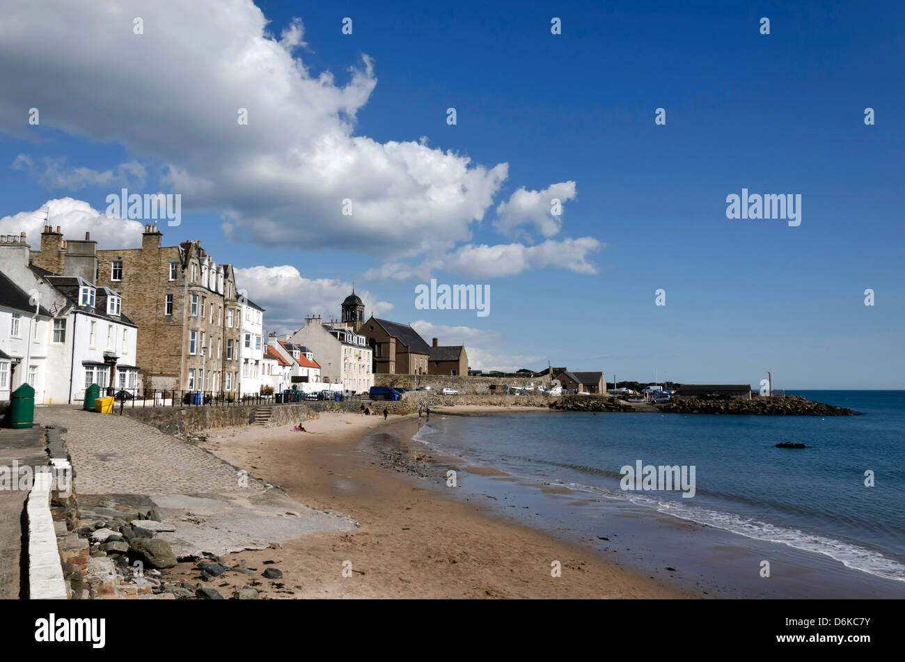 Kinghorn in Fife, Scotland. Stock Photo