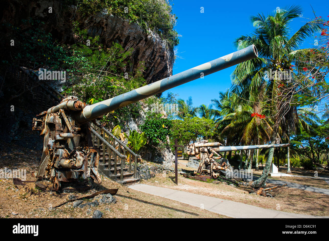 Last Japanese Command Post from World War II, Saipan, Northern Marianas, Central Pacific, Pacific Stock Photo