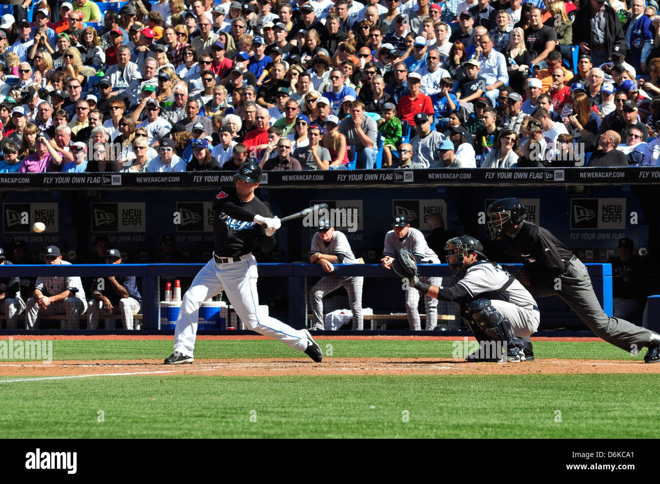 New York Yankees Vs. Toronto Blue Jays Held At Rogers Stadium, With ...