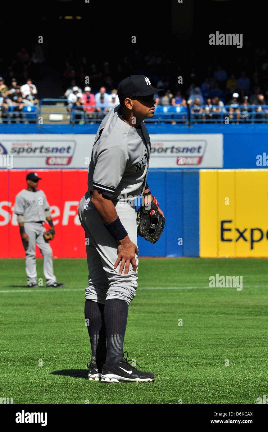 New York Yankees Vs. Toronto Blue Jays Held At Rogers Stadium, With ...