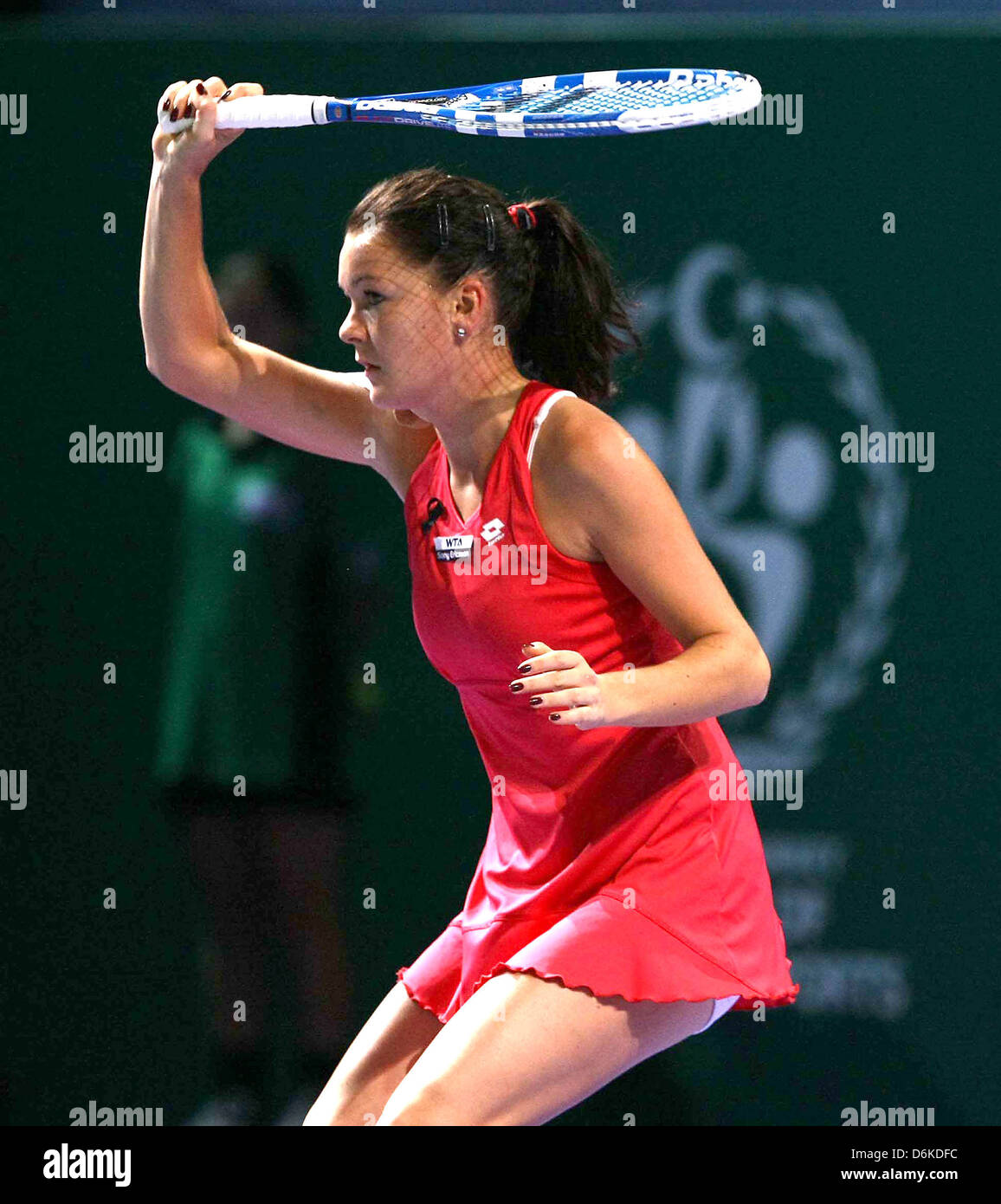 Agnieszka Radwanska of Poland TEB BNP Paribas WTA Championships Day 3 -  Vera Zvonareva v. Agnieszka Radwanska - at Sinan Erdem Stock Photo - Alamy
