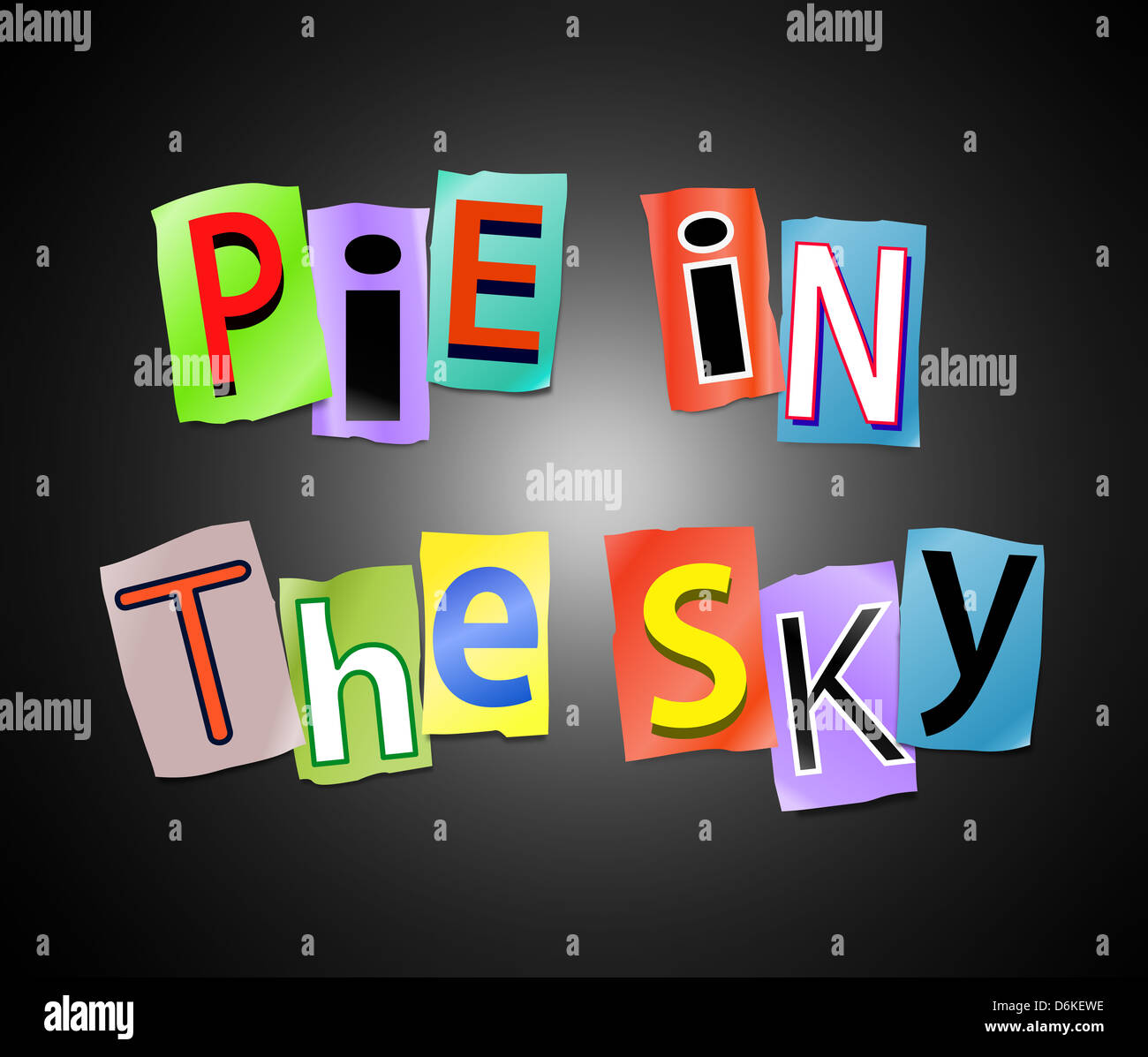 Pie in the sky Stock Photo Alamy
