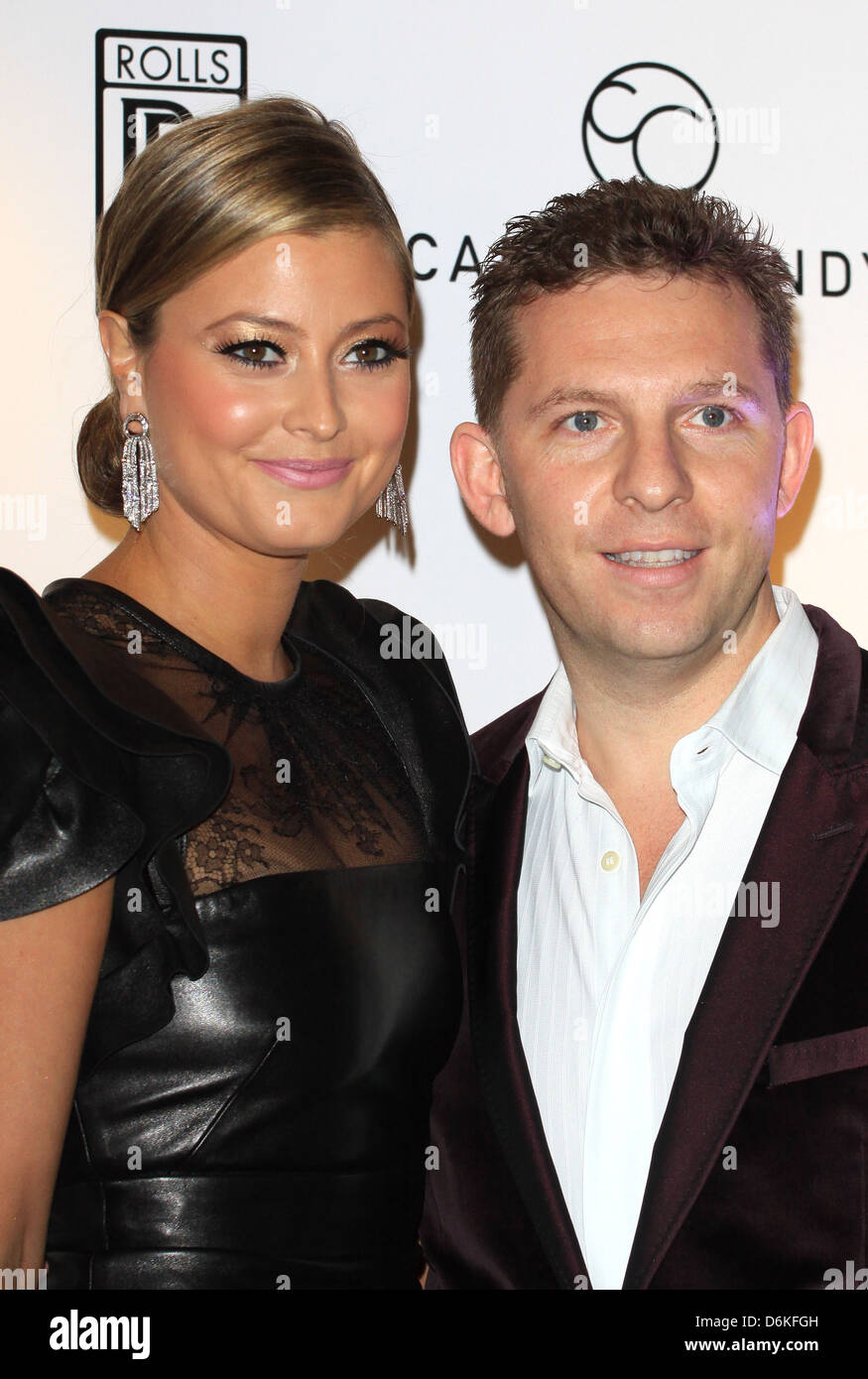 Holly Valance and boyfriend Nick Candy Candy & Candy: The Art of Design - book launch party London, England - 26.10.11 Stock Photo