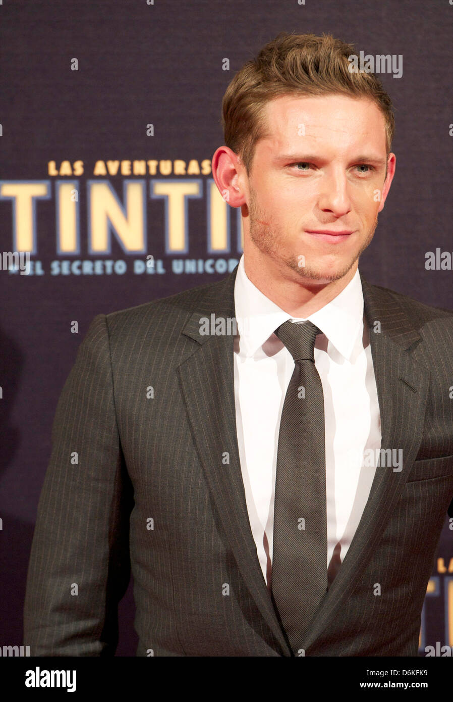 Actor Jamie Bell attends the premiere of 'The Adventures of Tintin The