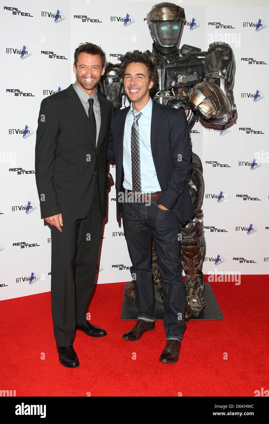 Hugh Jackman and Shawn Levy Real Steel preview screening at the BT