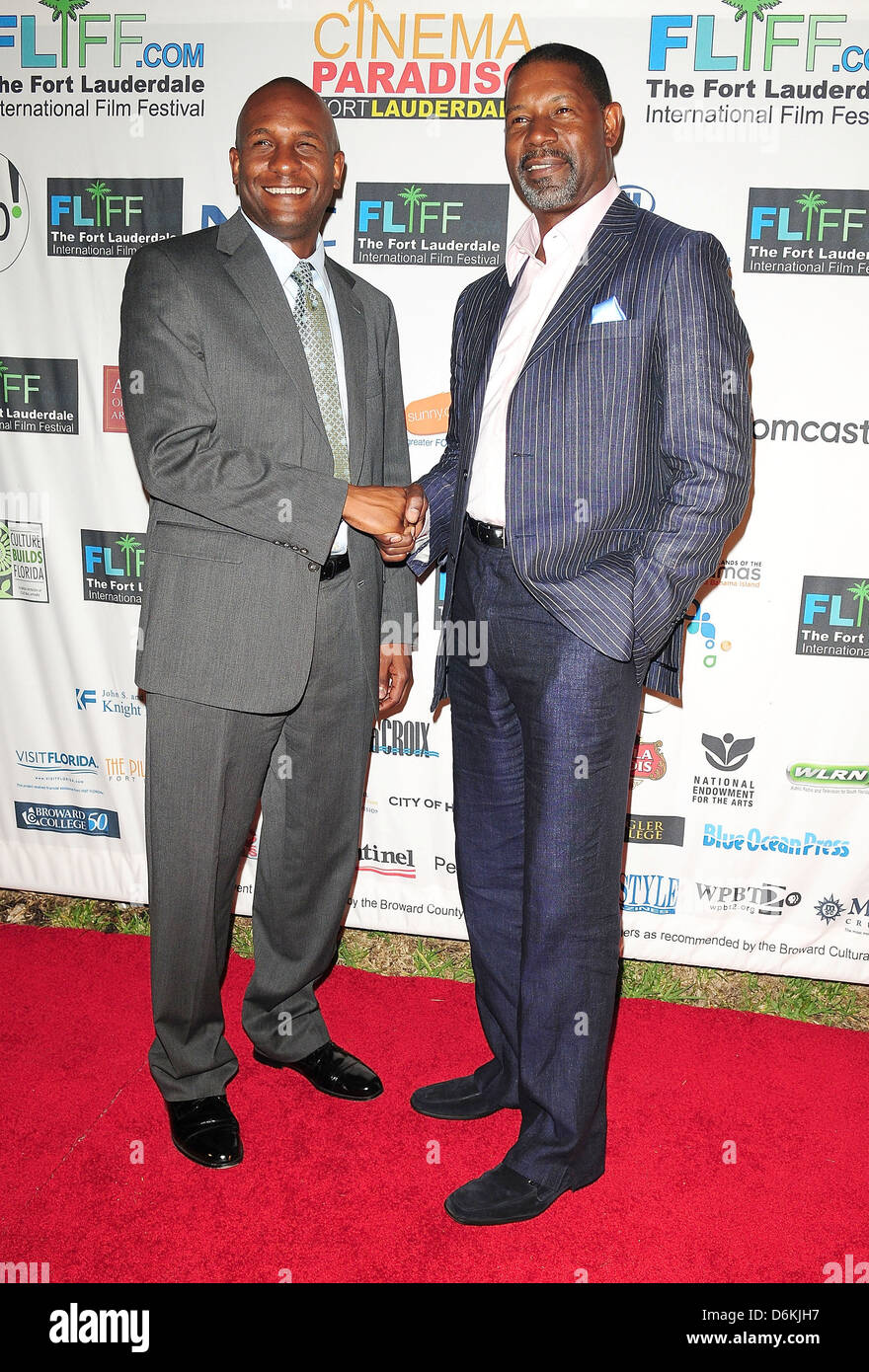 Vice Mayor/Commissioner Bobby B. DuBose And Actor Dennis Haysbert Actor ...