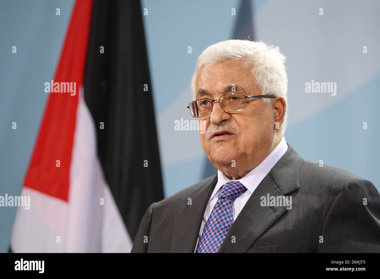 Berlin, Germany, Mahmoud Abbas, President of the Palestinian Autonomiebehoerde Stock Photo