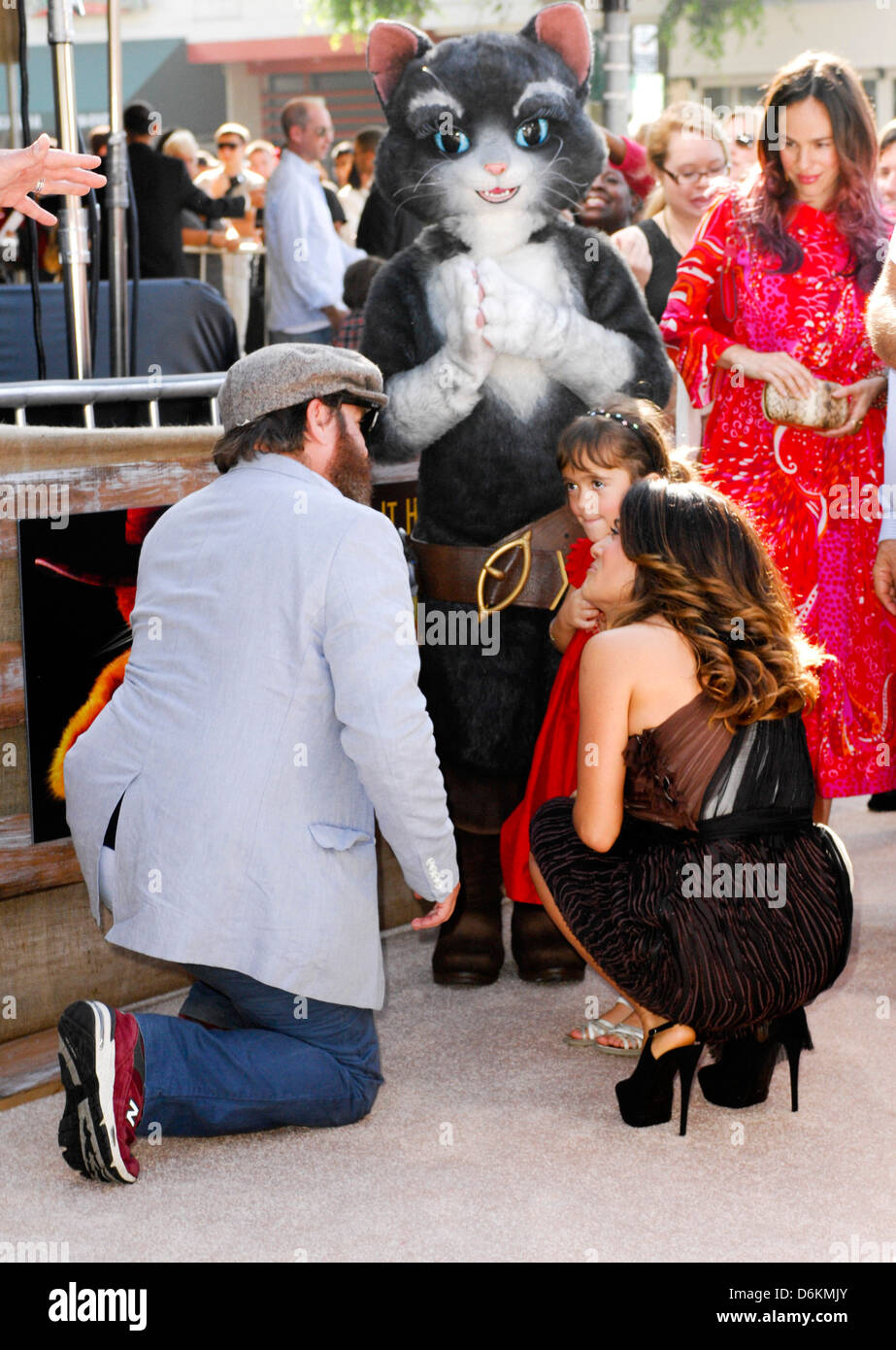 Zach Galifianakis, Valentina Pinault, Salma Hayek The Los Angeles
