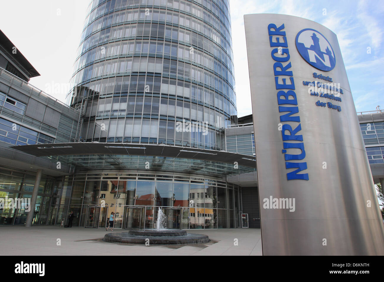 Nuernberg, Germany, the Nuremberg Administration Building Insurance Group Stock Photo