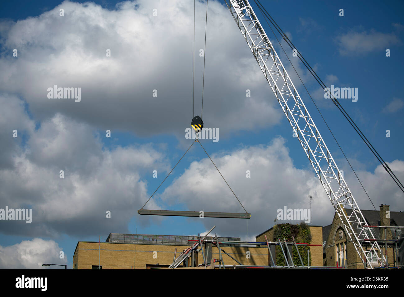 Crane Lifting Girder High Resolution Stock Photography and Images - Alamy
