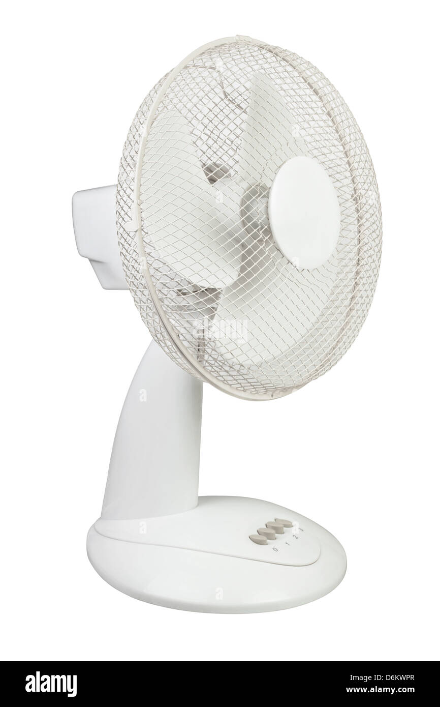 fan white on white background Stock Photo