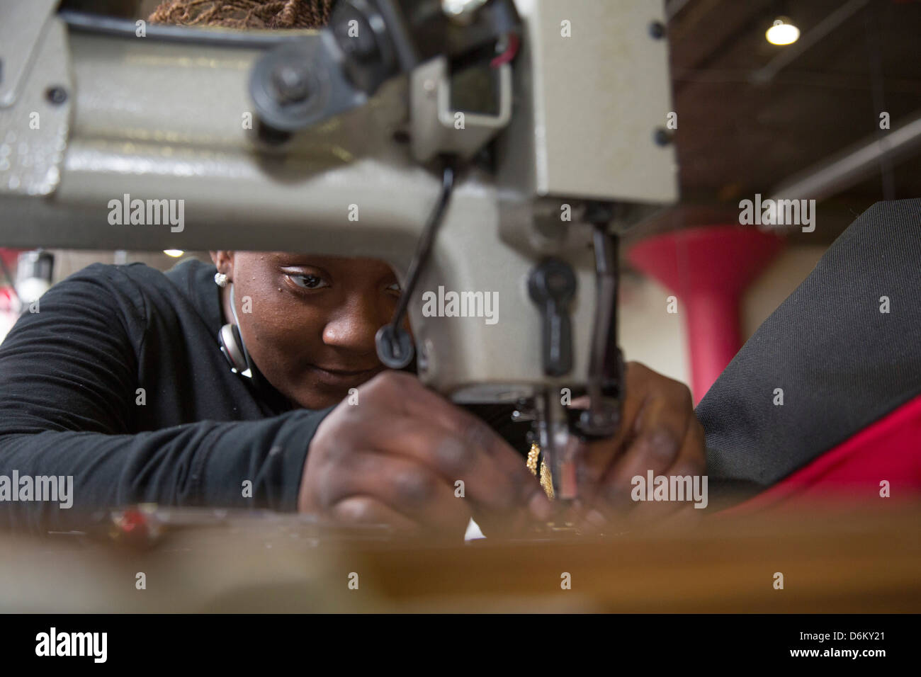 Formerly homeless women make coats that convert to sleeping bags for