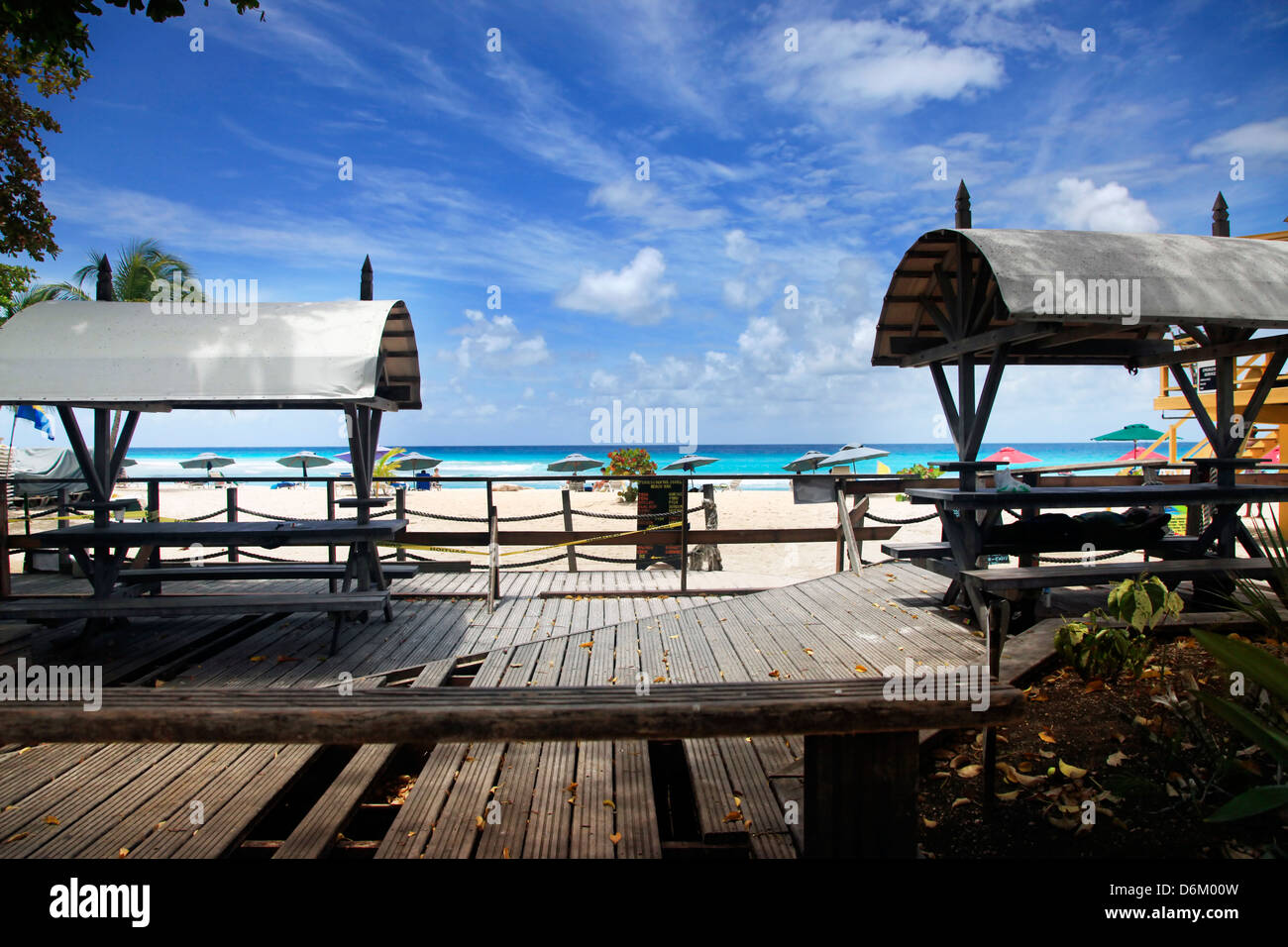 Barbados. St. Lawrence Gap. Dover Beach Stock Photo Alamy
