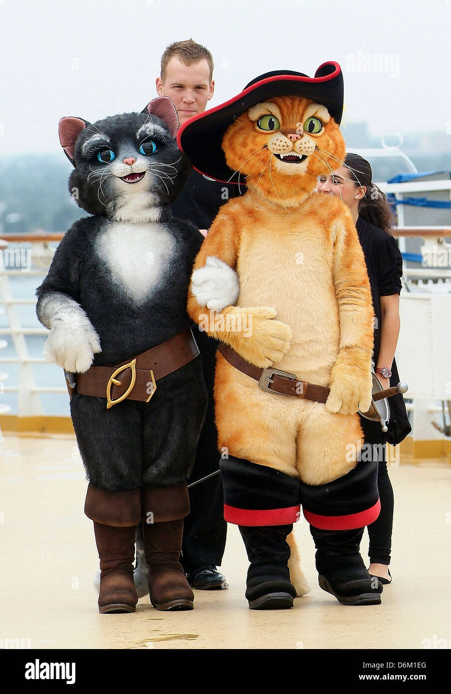 Puss In Boots characters DreamWorks Animation and Royal Caribbean