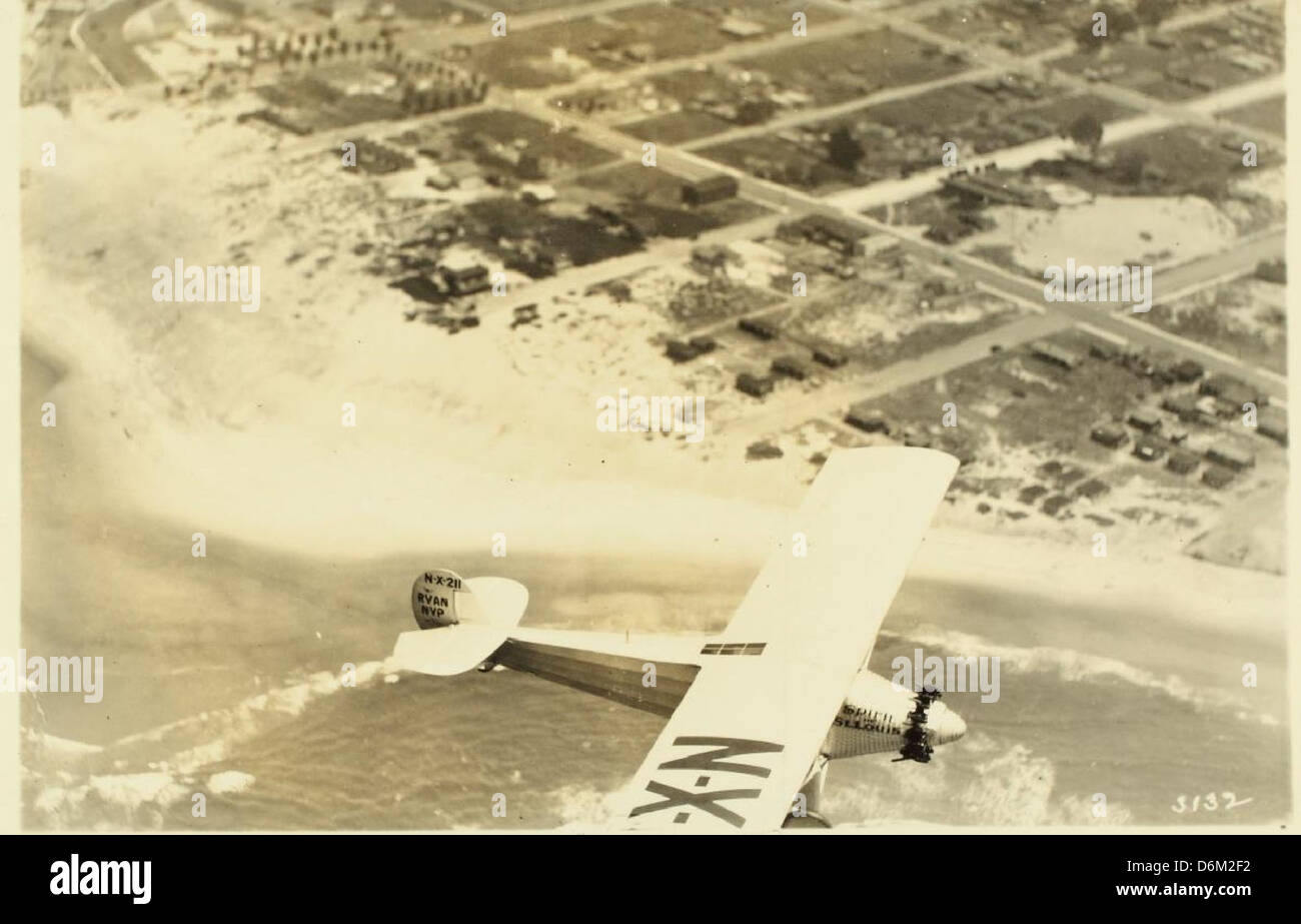 Charles Lindbergh's iconic Spirit of St. Louis, powered by a Wright J ...