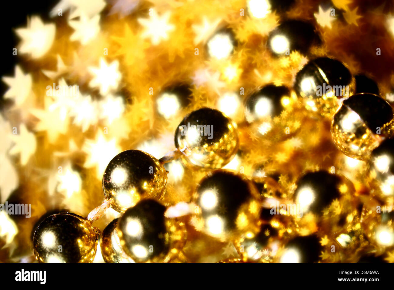 golden stars holiday background close up Stock Photo - Alamy