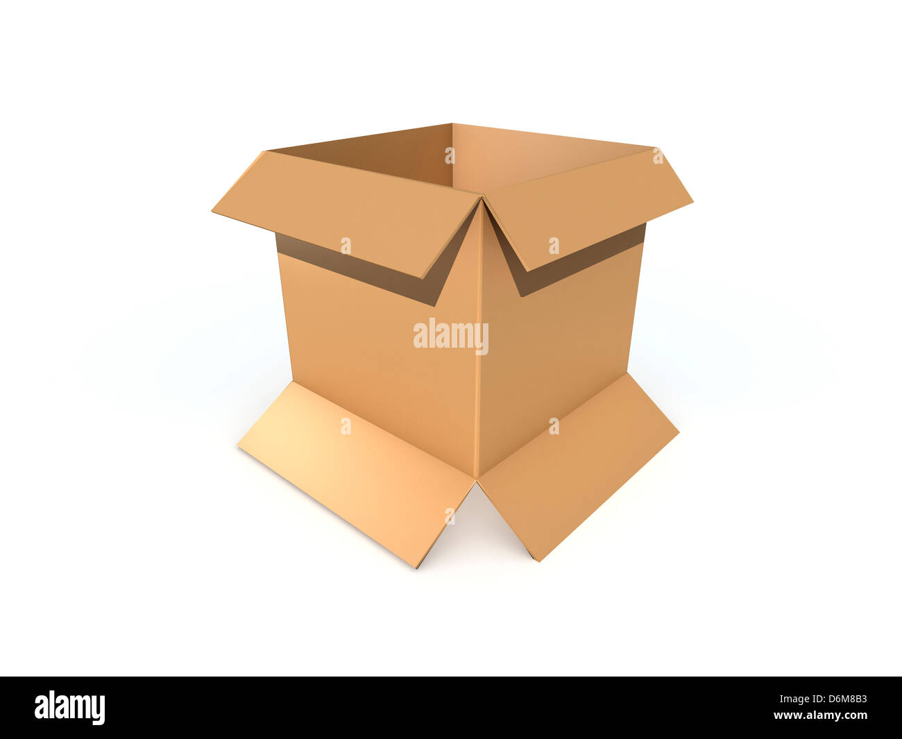 Open top box Cut Out Stock Images & Pictures Alamy