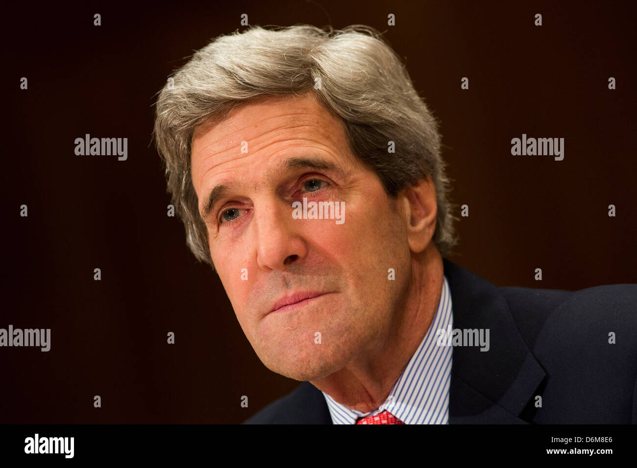 United States Secretary of State John Kerry.  Stock Photo