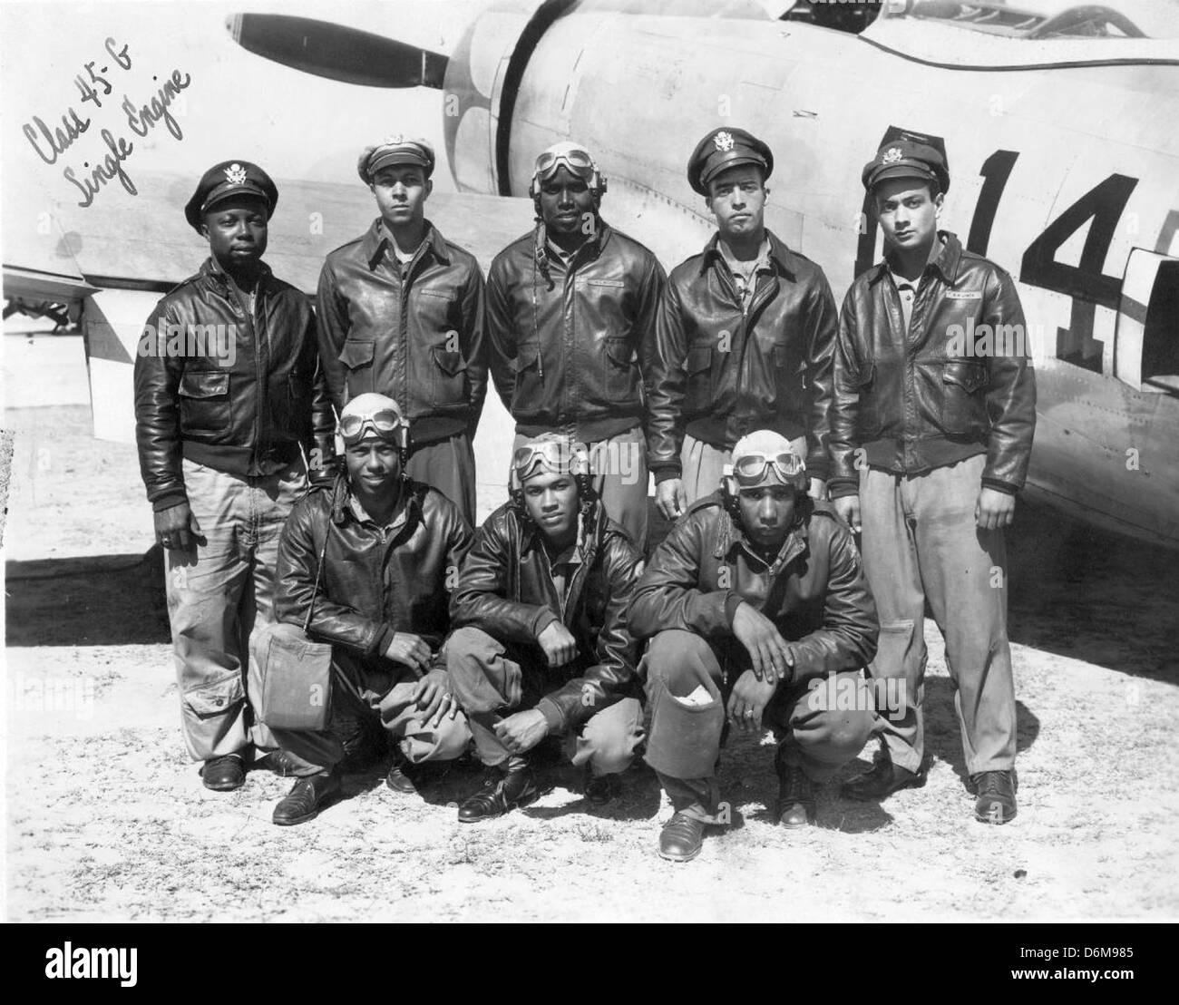Tuskegee Airmen and P47 Stock Photo Alamy