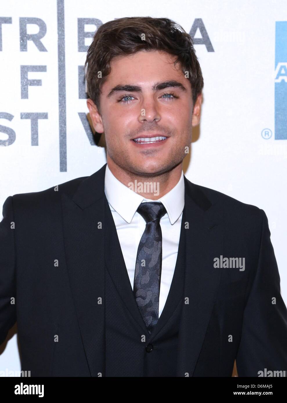 New York, USA. 19th April, 2013. Zac Efron at arrivals for AT ANY PRICE  Premiere at Tribeca Film Festival 2013, Tribeca Performing Arts Center  (BMCC TPAC), New York, NY April 19, 2013., image size:989x1390