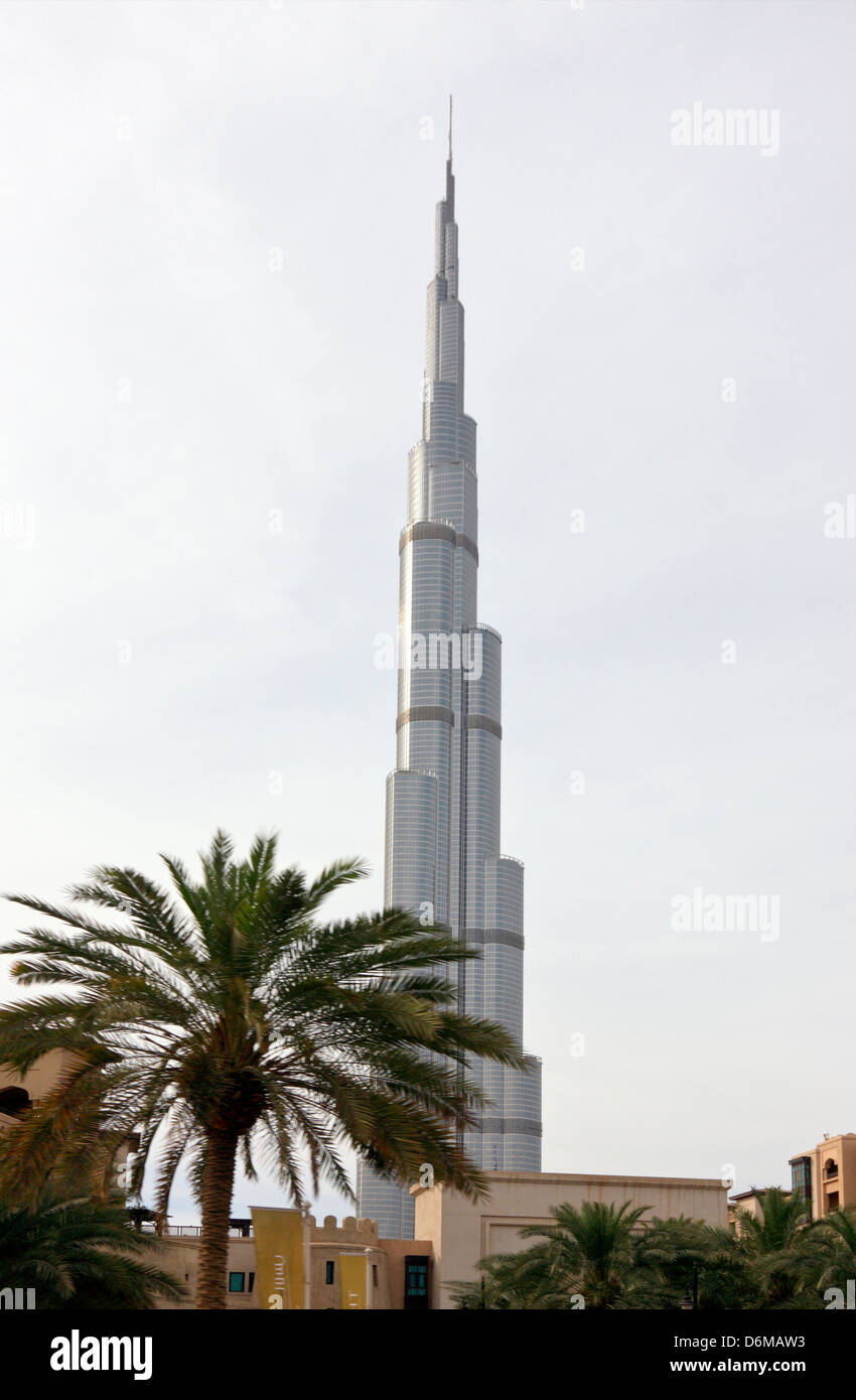 Burj Al Khalifa, Dubai, United Arab Emirates Stock Photo