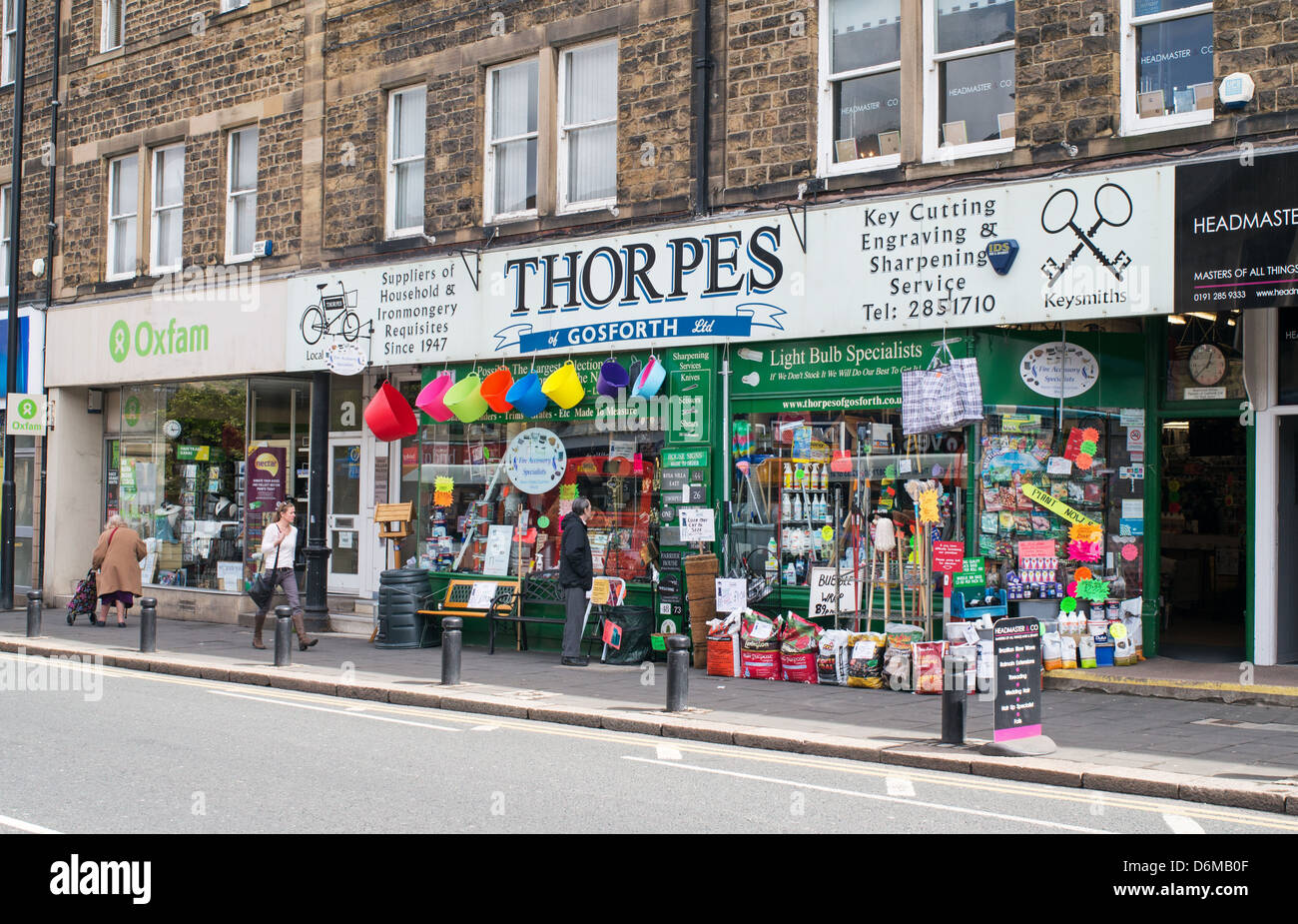 Thorpes hardware store on Gosforth High Street north east England UK