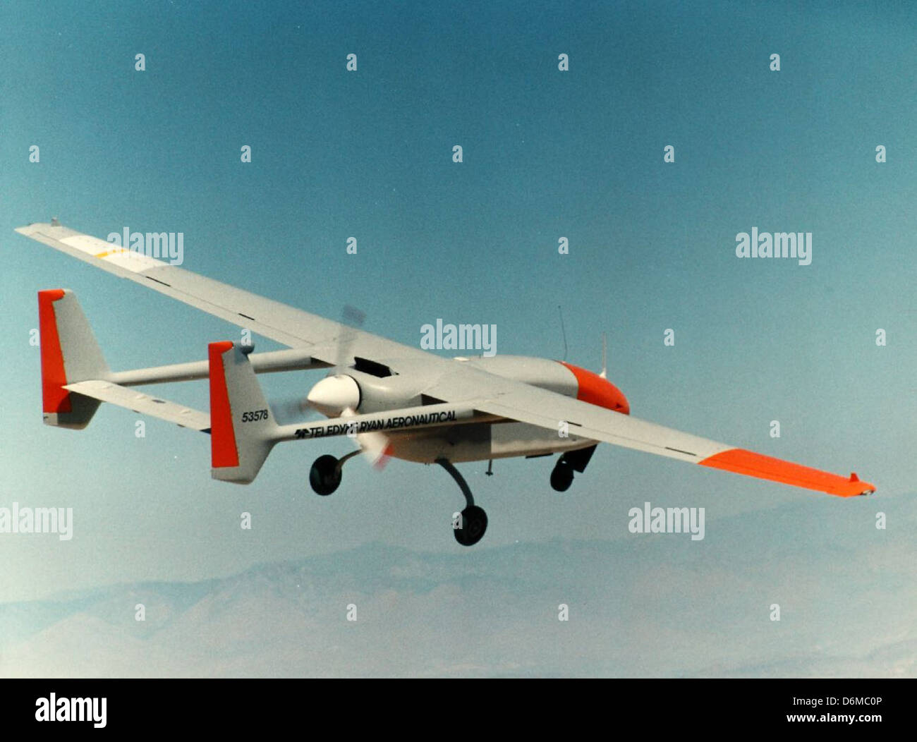 The Teledyne Ryan Firebee, a UAV (unmanned aerial vehicle), was in use ...