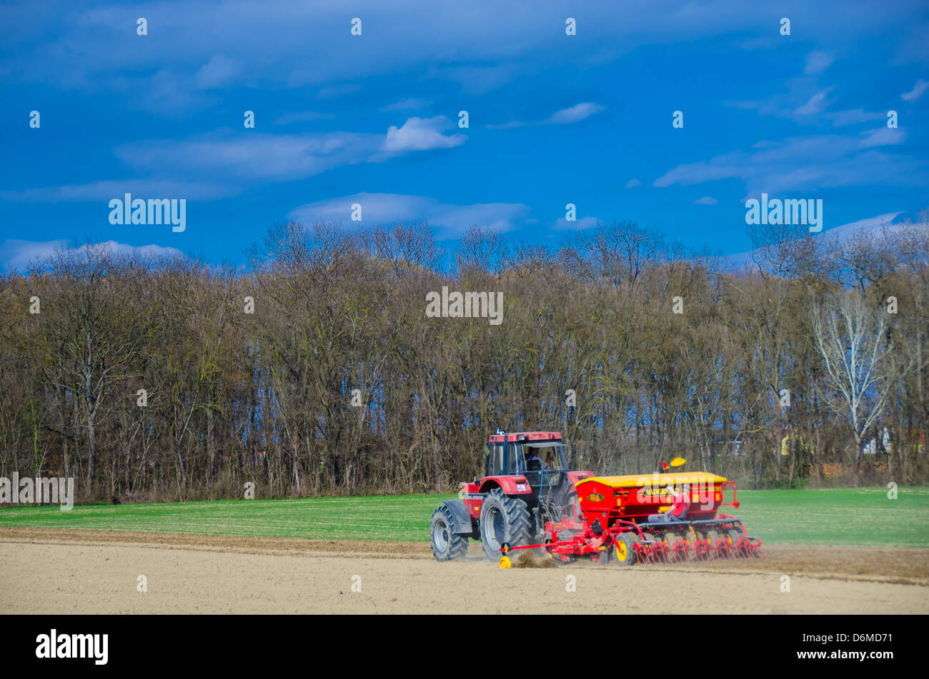 Field acre tractor farmer hi-res stock photography and images - Alamy