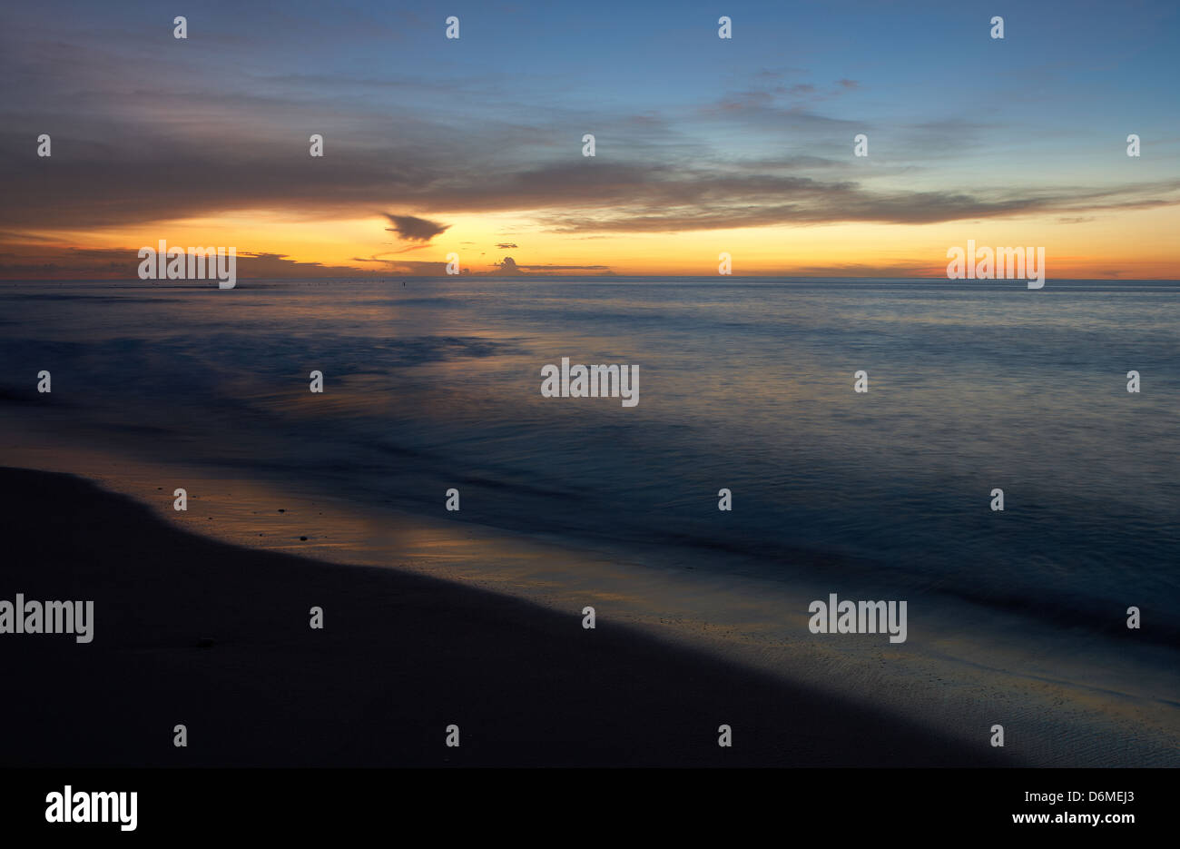 Holetown, Barbados, Sunset Beach at Sunset Crest Stock Photo Alamy