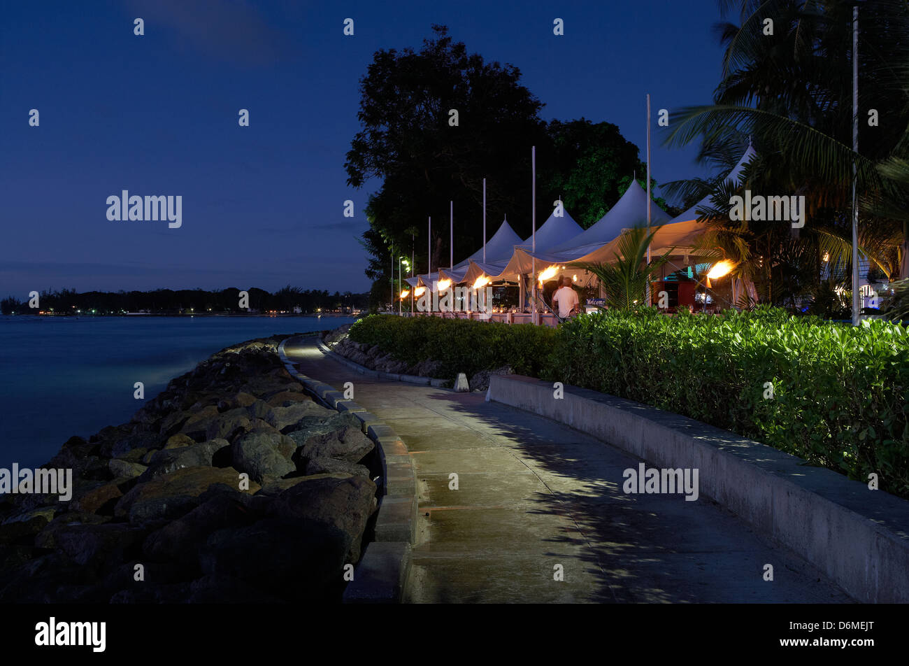 Holetown Barbados The Restaurant The Beach House With Its