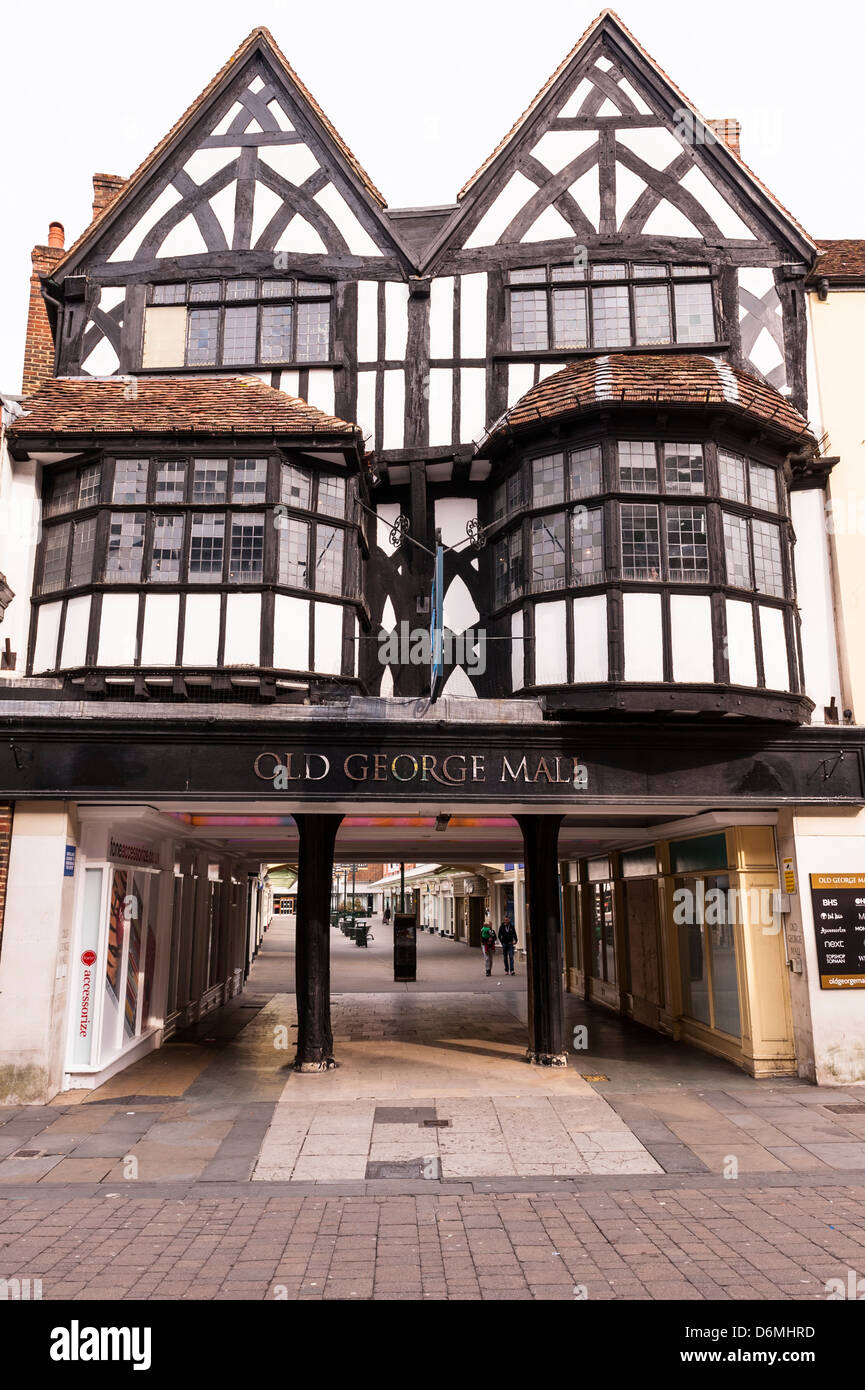 The Old George Mall in Salisbury , Wiltshire , England , Britain , Uk Stock Photo