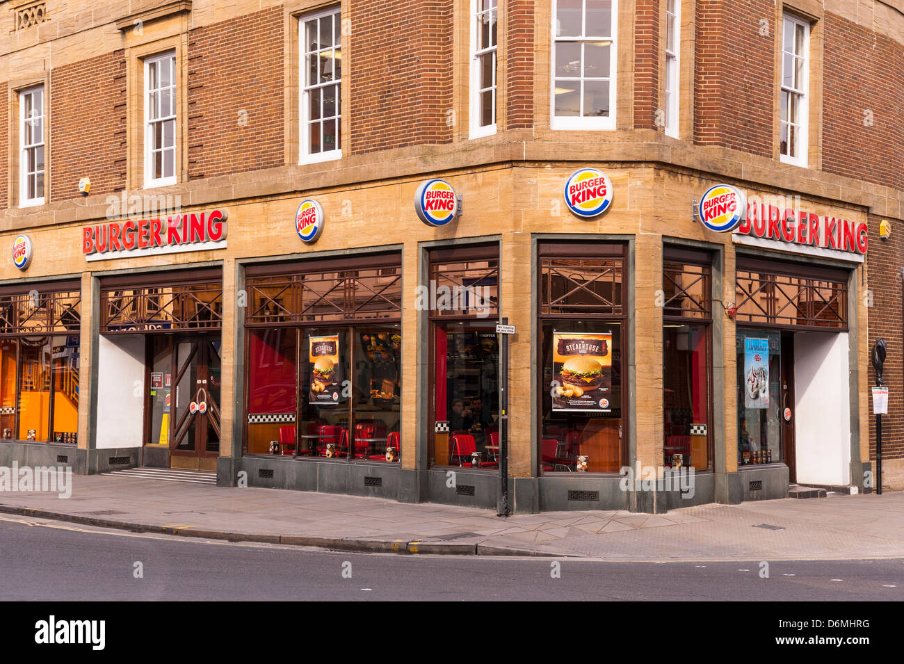 Burger King in Salisbury , Wiltshire , England , Britain , Uk Stock Photo