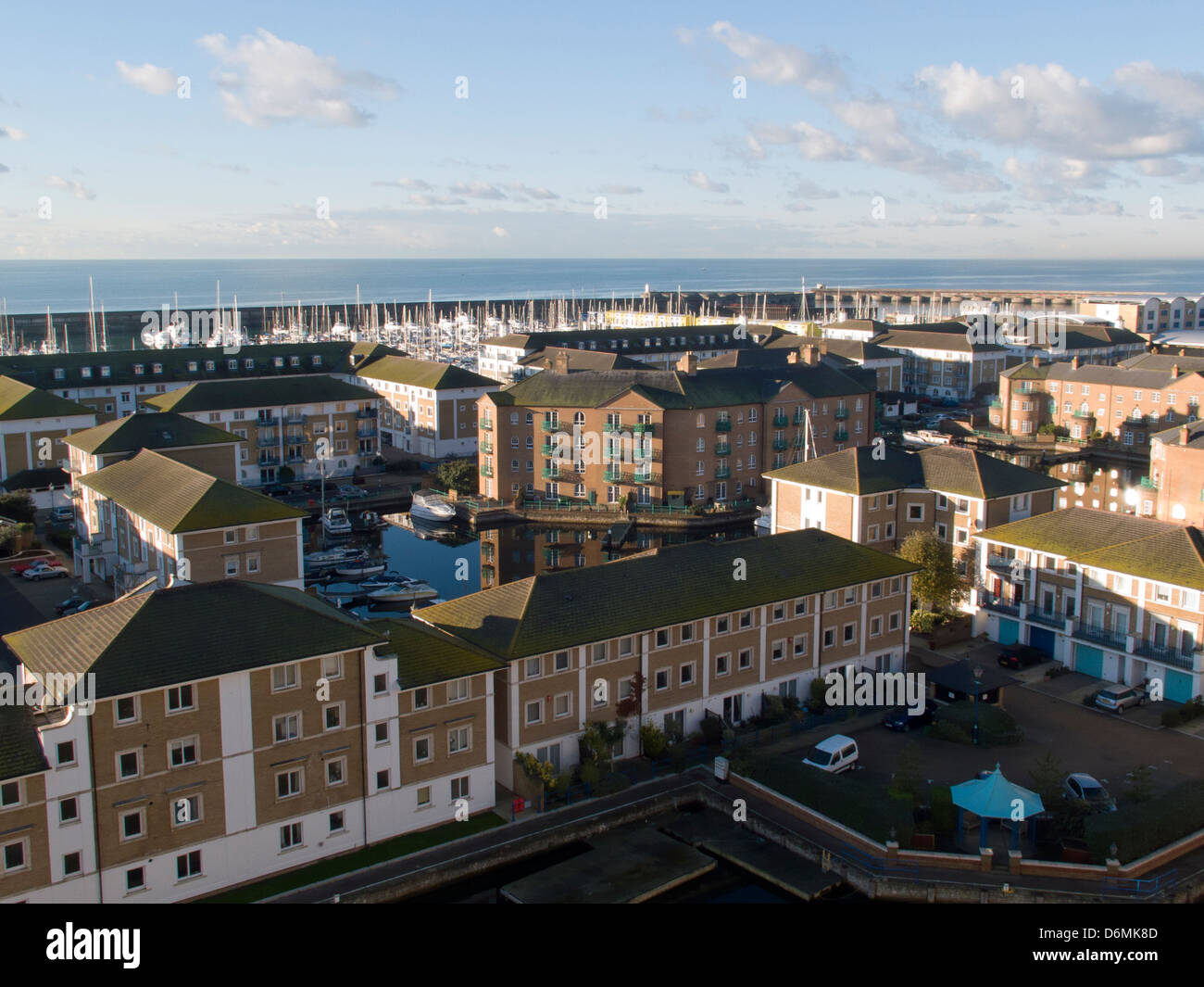 Brighton Marina Village Stock Photo Alamy
