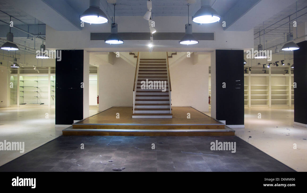 Empty department store, Brighton, UK Stock Photo Alamy