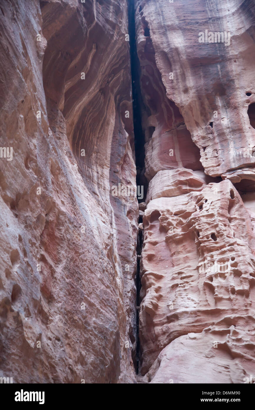 Abstract for background, textured stone from Petra, Jordan, the first ...