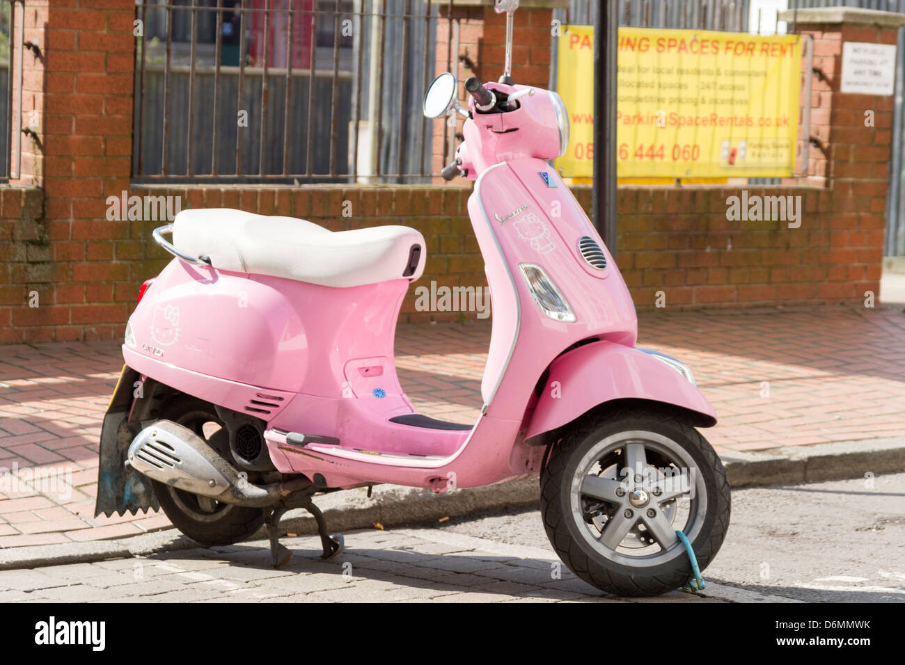 Pink vespa hi-res stock photography and images - Alamy